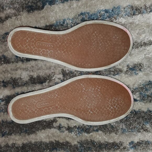 Coach Red/Blue Alyssa Sandal Wedges || 8B || EUC - Picture 11 of 13